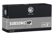 RWS - .22 lr - Subsonic - 50/ask