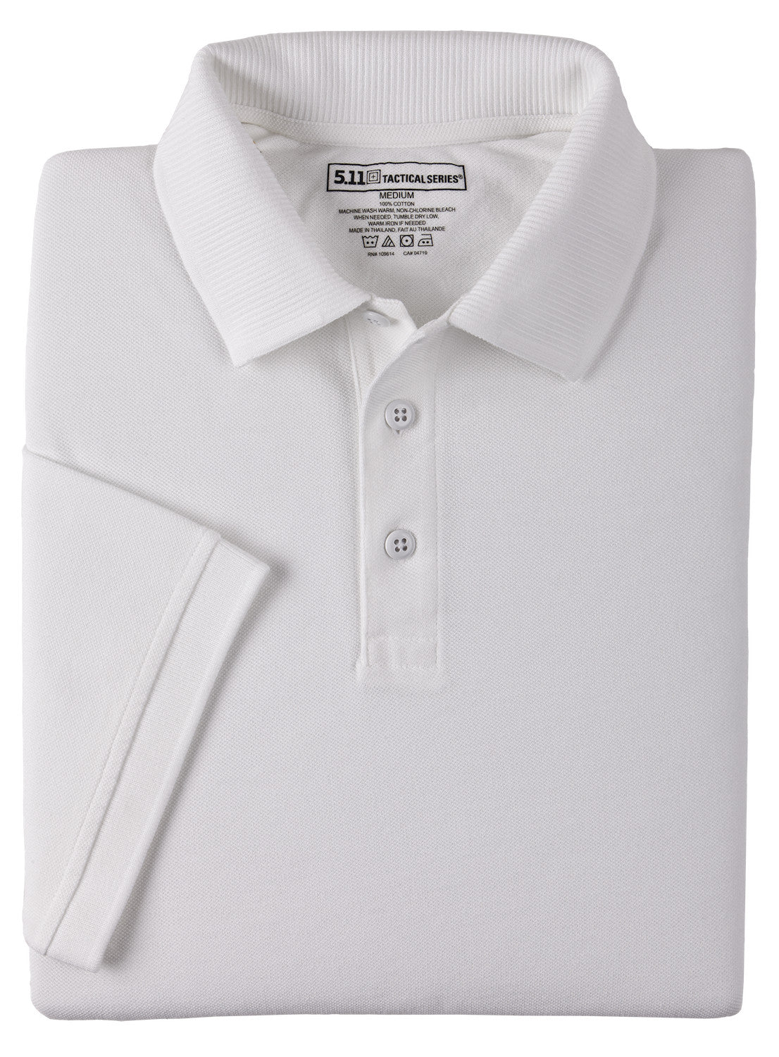 5.11 - Professional Short Sleeve Polo - Vit (010)