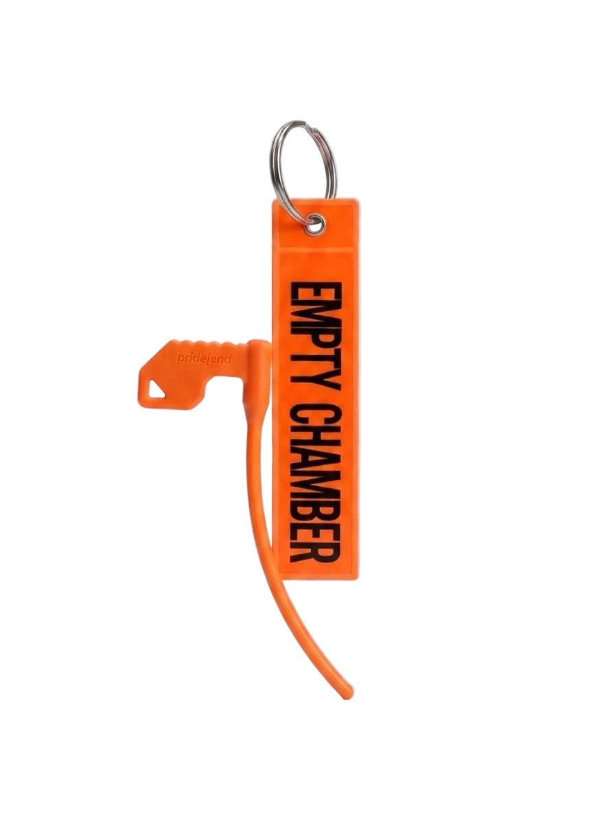Safety flag - Säkerhetspropp - Empty Chamber - Reflective Light - Orange