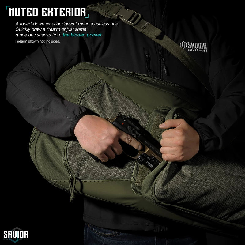 Savior Equipment - Specialist 30" Covert Single Rifle Case - OD Green