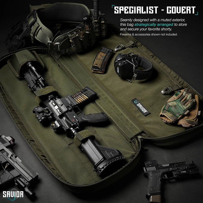 Savior Equipment - Specialist 30" Covert Single Rifle Case - OD Green