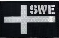 Sweden Flag - Patch - Svart