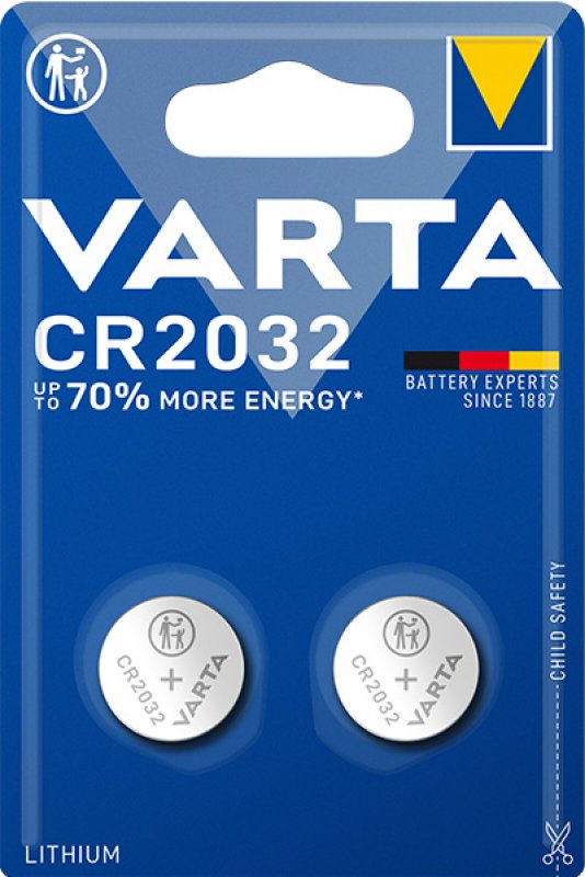 Varta - Lithium - Knappcell CR2032 - 2 pack
