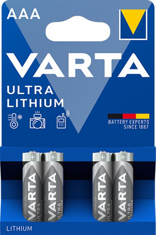 Varta - Ultra Lithium - AAA - 4-pack