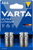 Varta - Ultra Lithium - AAA - 4-pack