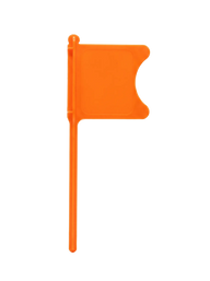 Megaline - Chamber Flag S - Kammarflagga - Säkerhetsflagga - Orange