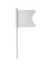 Megaline - Chamber Flag S - Kammarflagga - Säkerhetsflagga - Vit