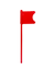 Megaline - Chamber Flag - Kammarflagga - Säkerhetsflagga - Röd