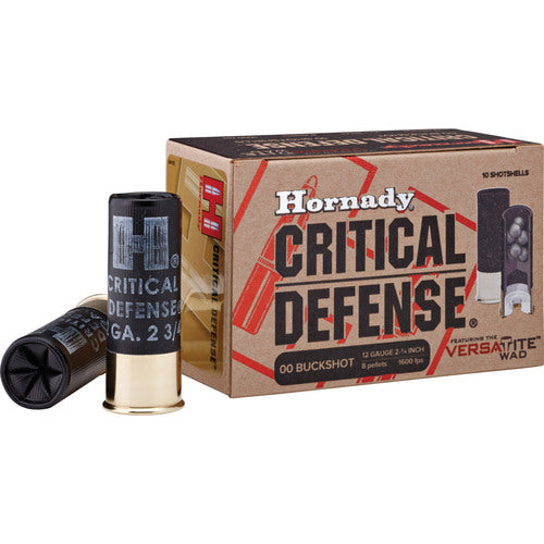Hornady - Critical Defense - 12 GA - 00 Buckshot CD - 10/ask