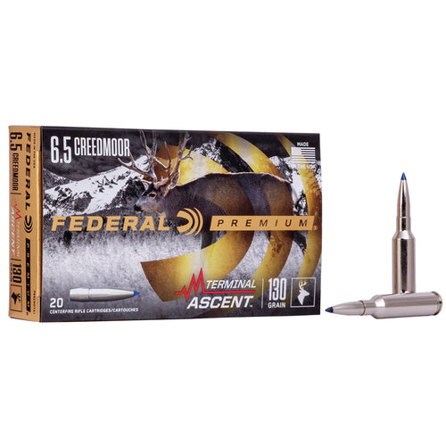 Federal - 6.5 Creedmoor - Terminal Ascent - 130gr - 20/BOX