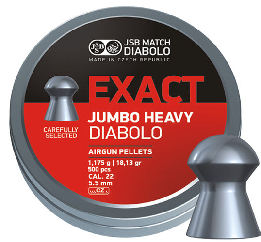 JSB - Exact Jumbo Heavy - 5,52mm/.22 - 1,175g - 500st