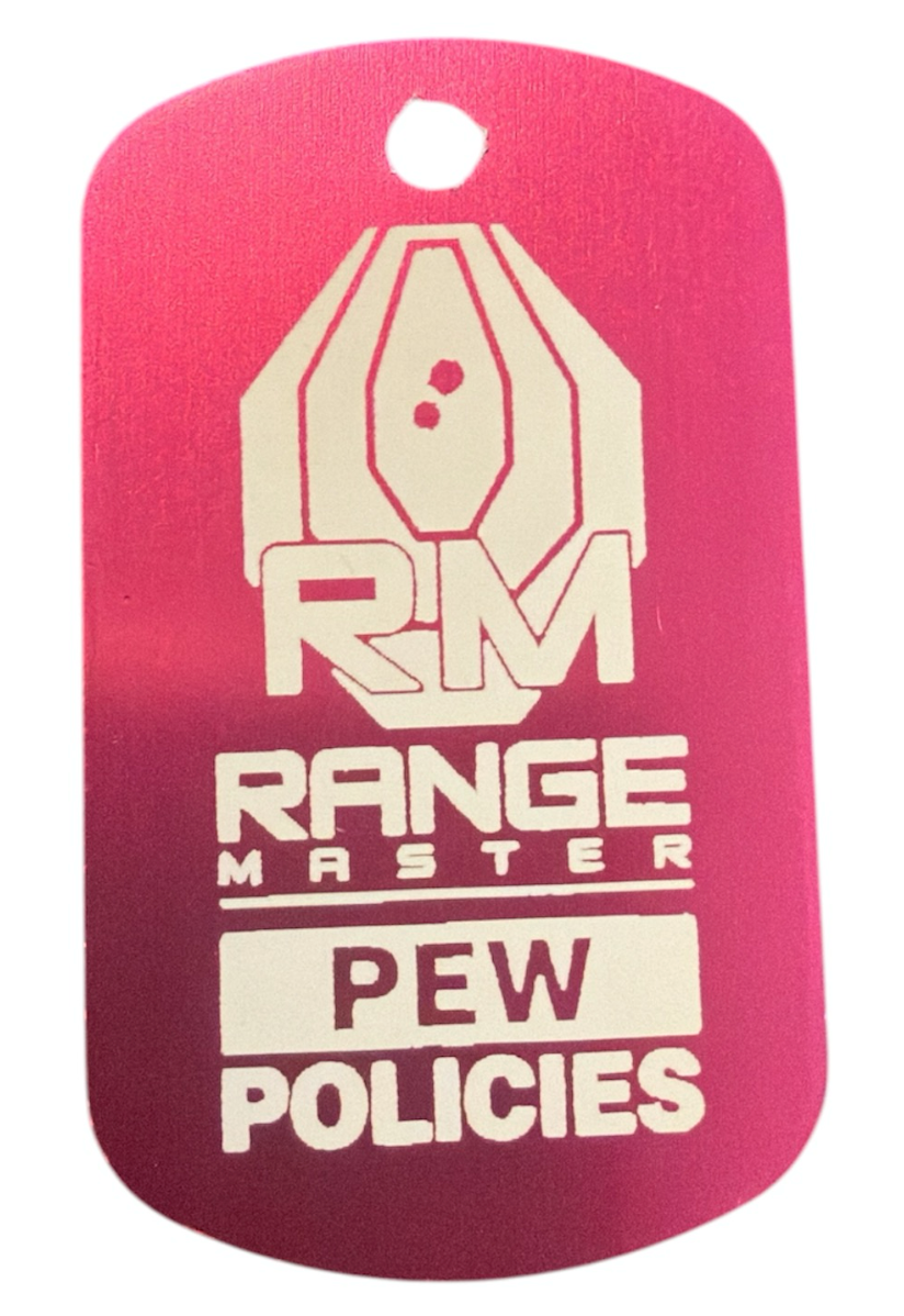 RangeMaster – PEW POLICIES Travel Tags (2-pack) - Rosa