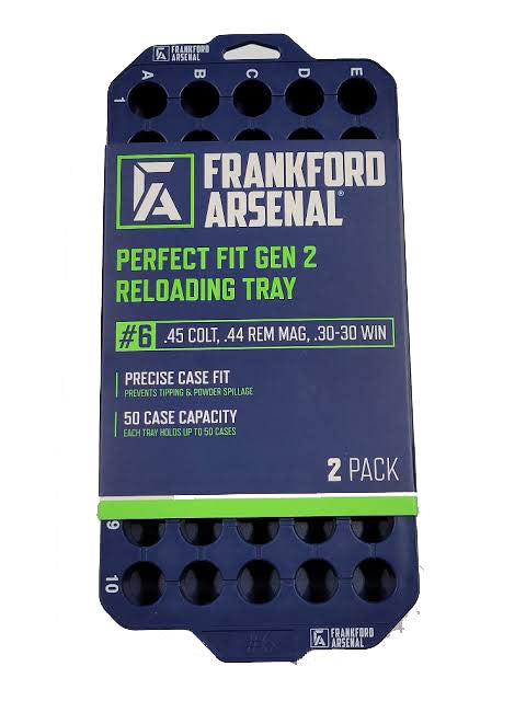 Frankford Arsenal - Perfect-Fit Reloading Trays #6 - 45 Colt/44 RM Kal. - 2pack