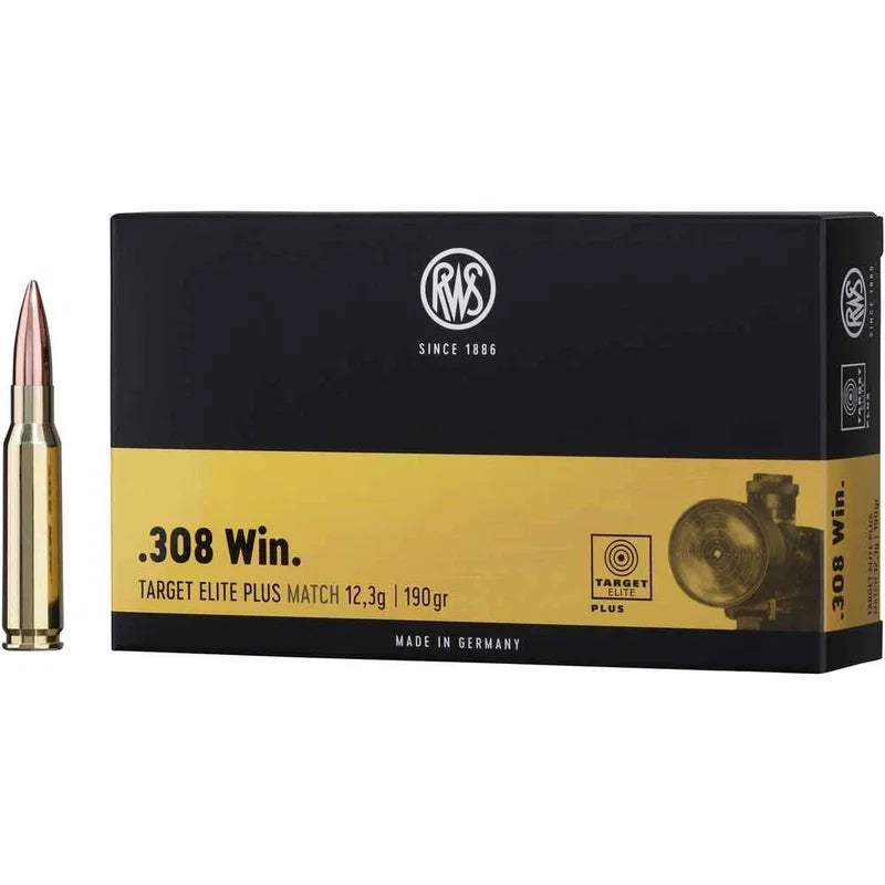 RWS - 308 Win - Target Elite Plus - 12,3g/190gr - 20/ask