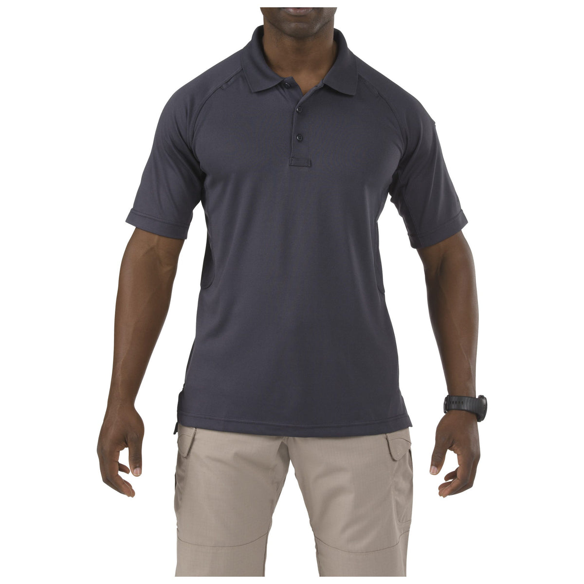 5.11 Performance Short Sleeve Polo kortärmad pikétröja i Charcoal