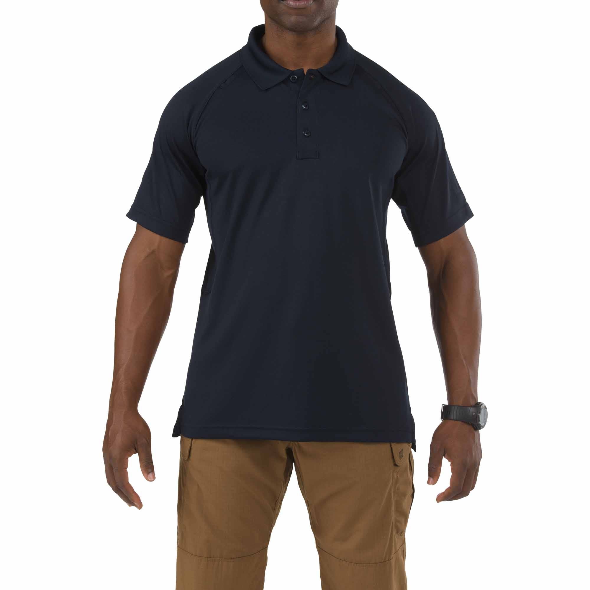 5.11 Performance Short Sleeve Polo kortärmad pikétröja i Dark Navy