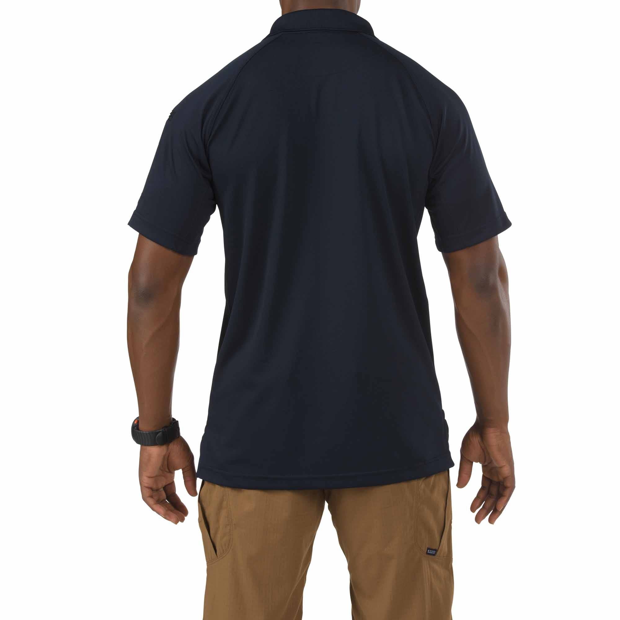 5.11 Performance Short Sleeve Polo kortärmad pikétröja i Dark Navy