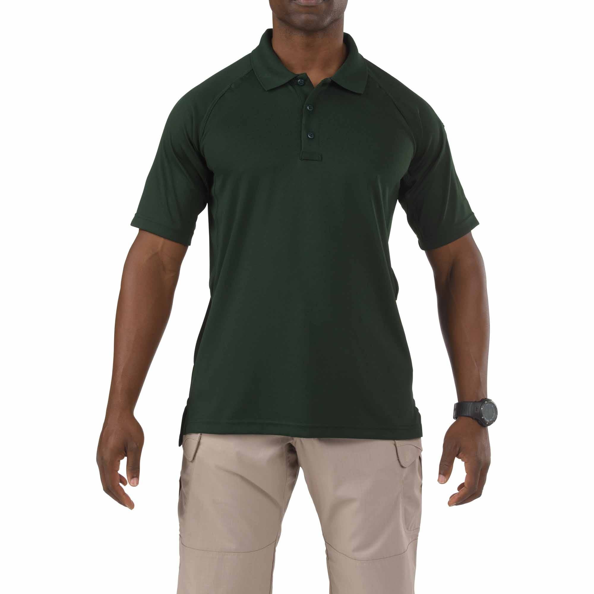 5.11 Performance Short Sleeve Polo kortärmad pikétröja i LE Green