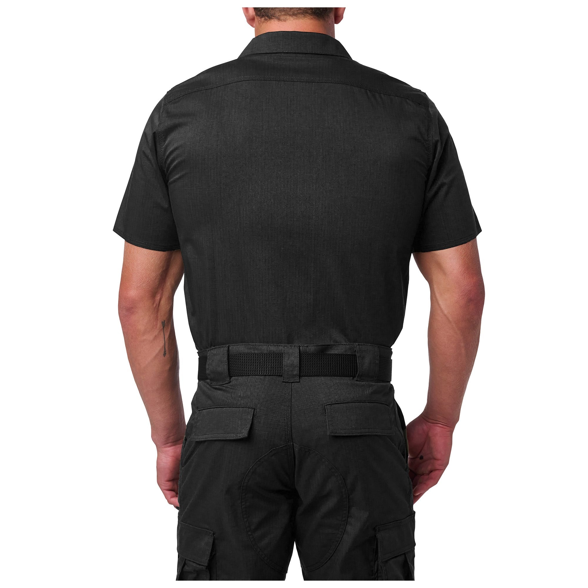 5.11 Flex-Tac TDU Ripstop Short Sleeve kortärmad skjorta i Black