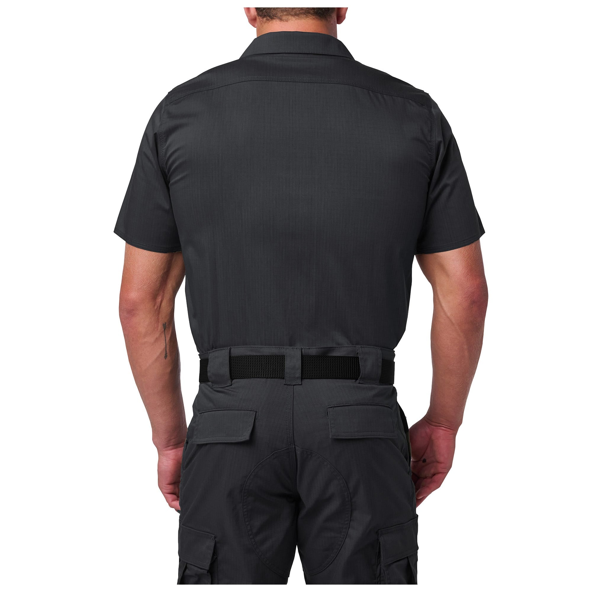 5.11 Flex-Tac TDU Ripstop Short Sleeve kortärmad skjorta i Dark Navy