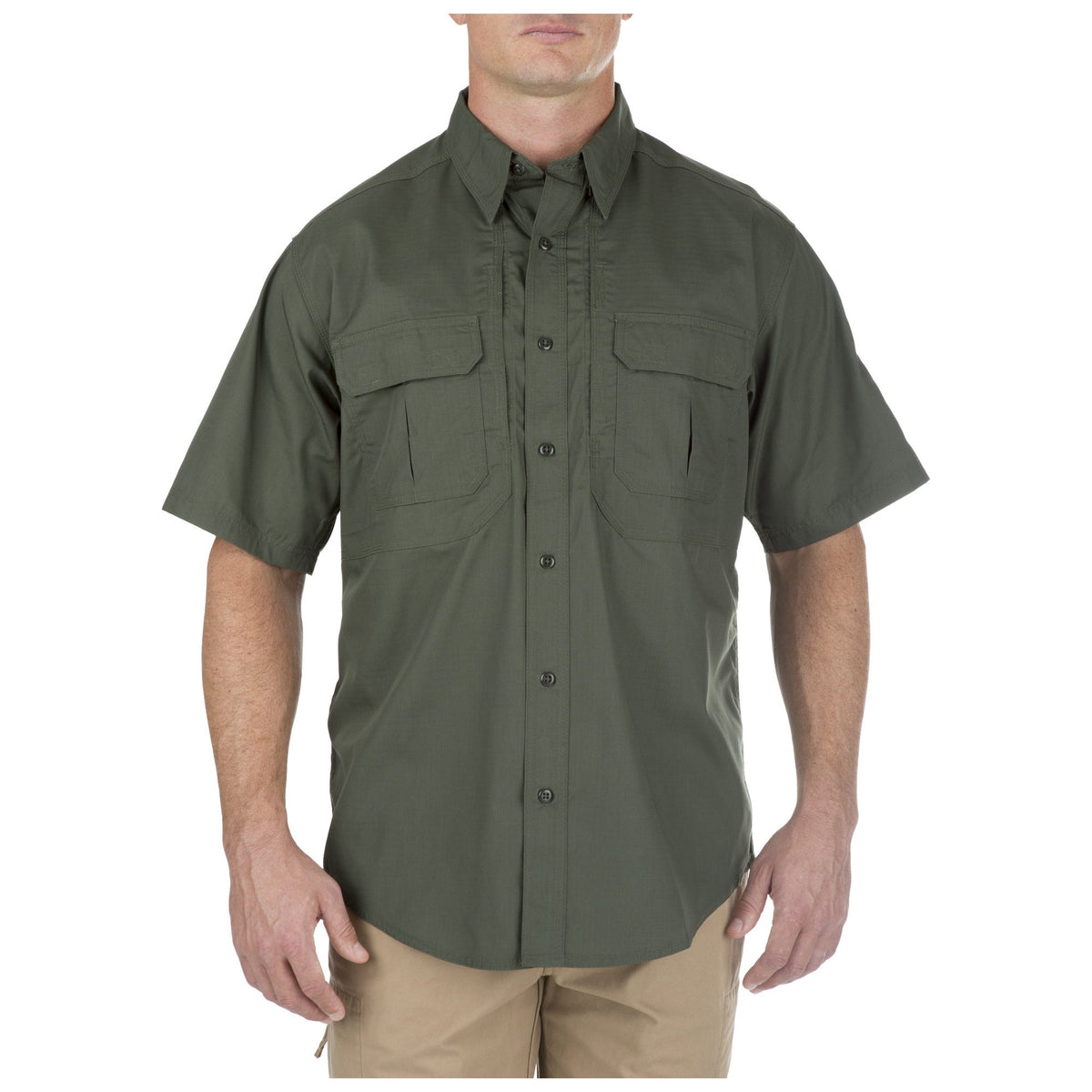 5.11 Taclite Pro Short Sleeve Shirt kortärmad skjorta i TDU Green