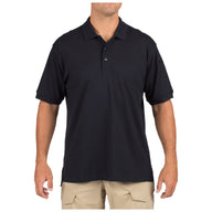 5.11 Tactical Jersey Short Sleeve Polo i Dark Navy, kortärmad pikétröja