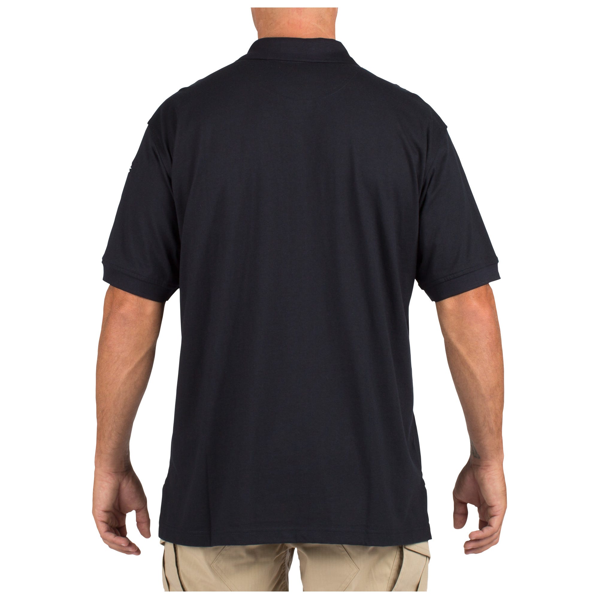 5.11 Tactical Jersey Short Sleeve Polo i Dark Navy, kortärmad pikétröja
