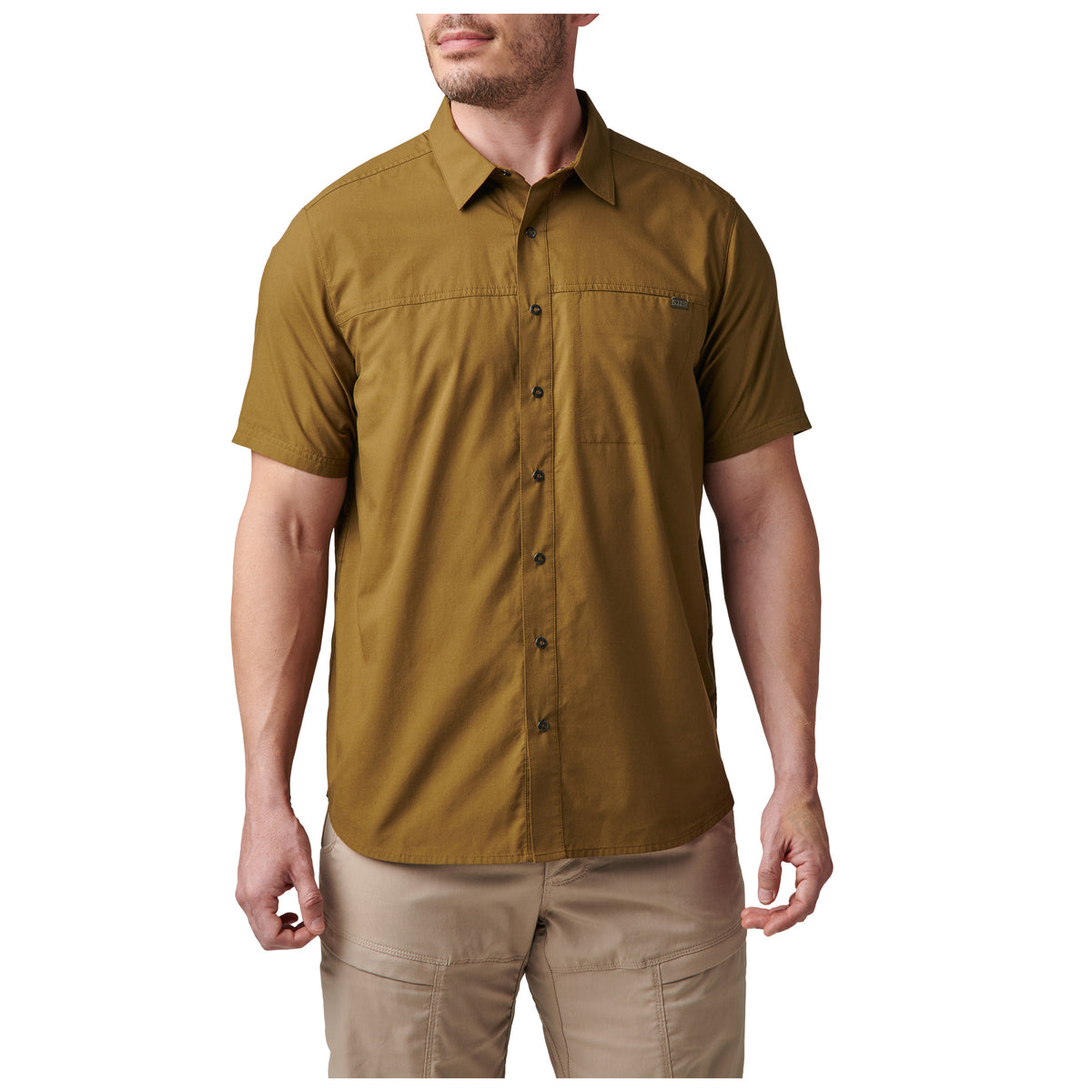 5.11 Wyatt Short Sleeve Shirt, kortärmad skjorta i Field Green