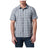 5.11 Nate Short Sleeve Shirt kortärmad skjorta i Mortar Plaid