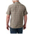 5.11 Nate Short Sleeve Shirt kortärmad skjorta i Tank Green Plaid