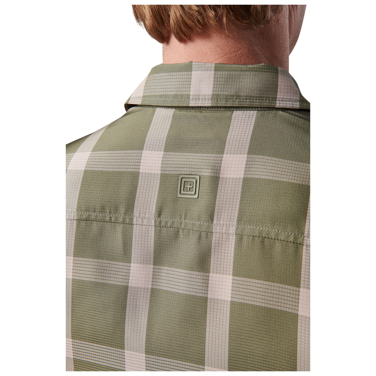 5.11 Nate Short Sleeve Shirt kortärmad skjorta i Titan Grey Plaid