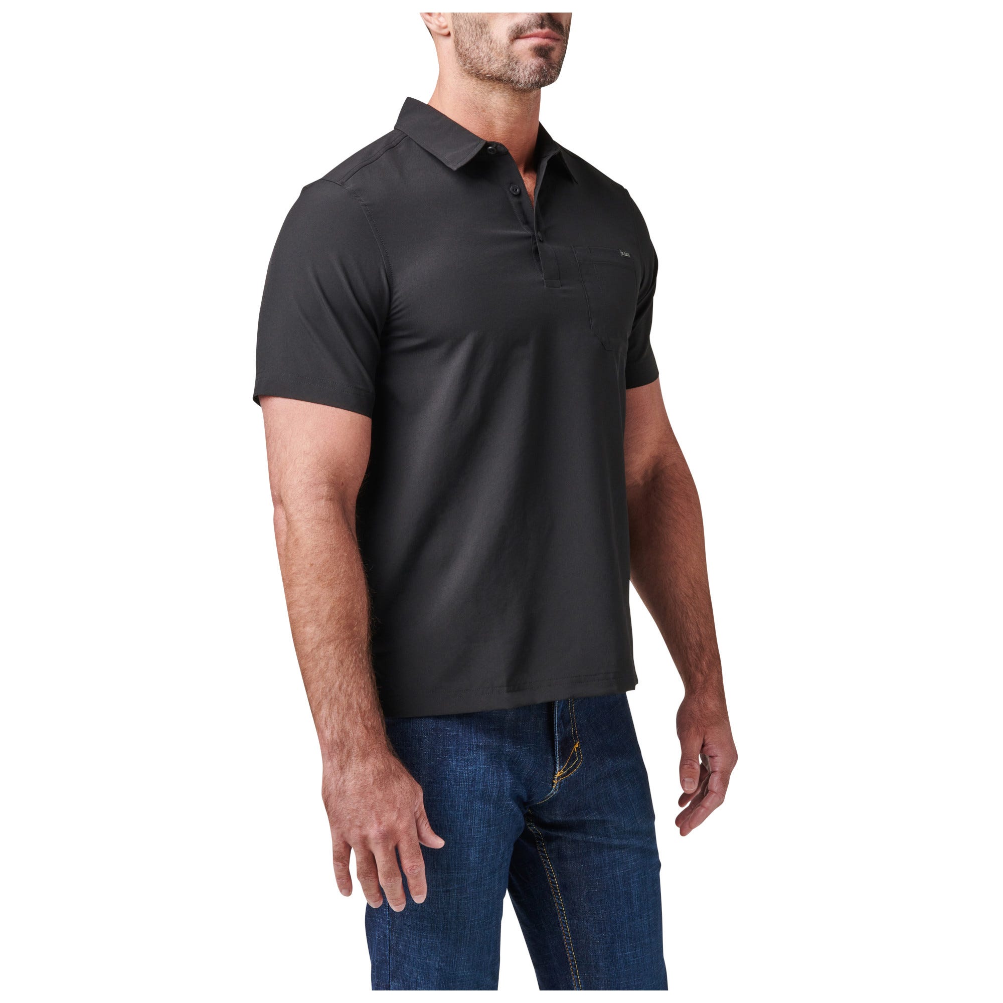 5.11 Tactical Flex Short Sleeve Polo i Black