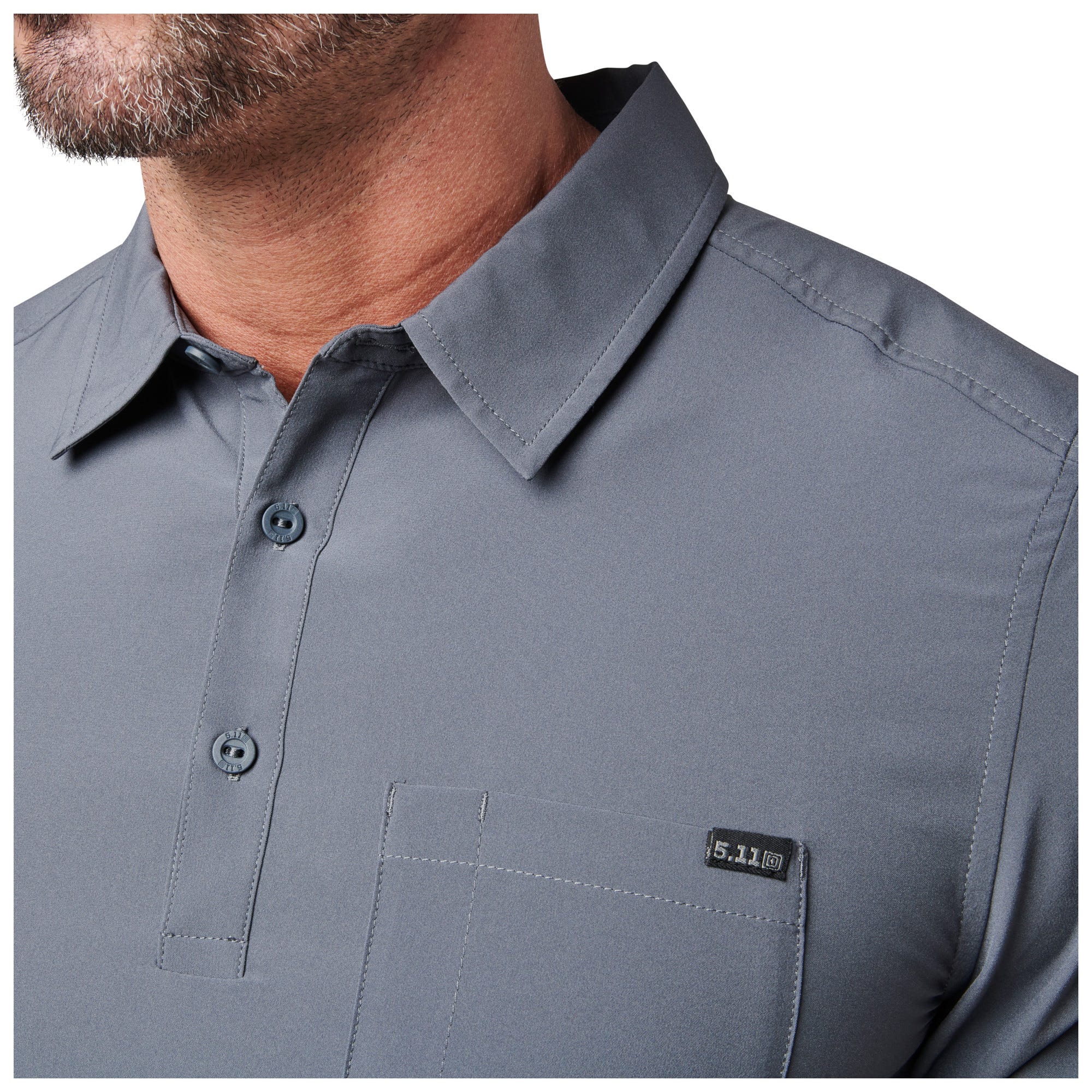 5.11 Tactical Flex Short Sleeve Polo i Black