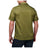 5.11 Rain-Tarn Short Sleeve Shirt i Rifle Green Rain-tarn, kortärmad kamouflageskjorta med bröstfickor