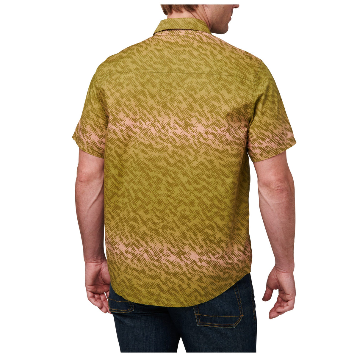5.11 Wyatt Trout Short Sleeve Shirt i Rifle Green Camo