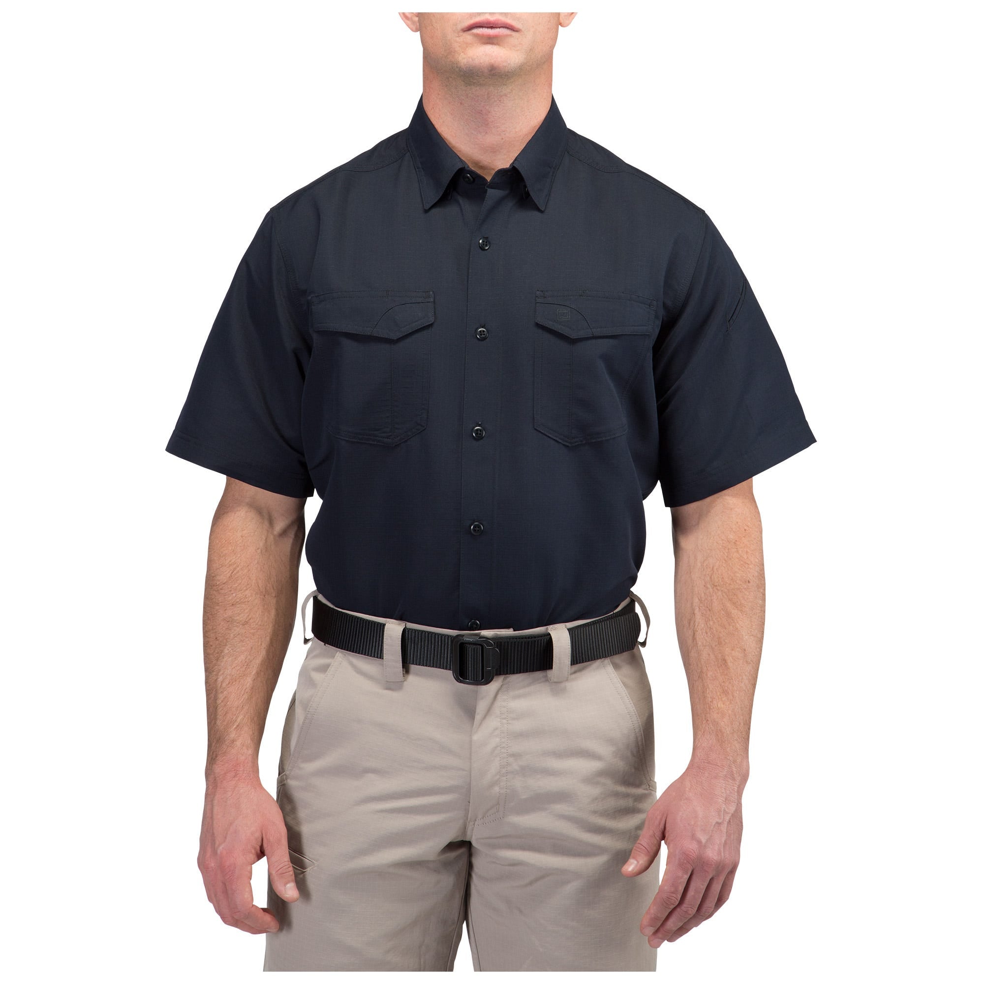 5.11 Fast-Tac kortärmad skjorta i Dark Navy med praktiska fickor