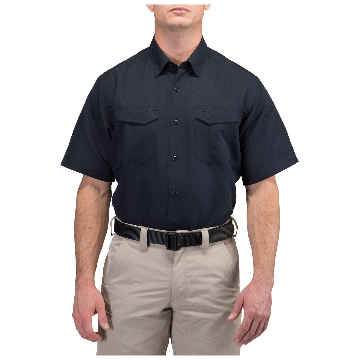 5.11 Fast-Tac kortärmad skjorta i Dark Navy med praktiska fickor