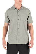 5.11 Evolution Short Sleeve Shirt i Sage Grn Htr