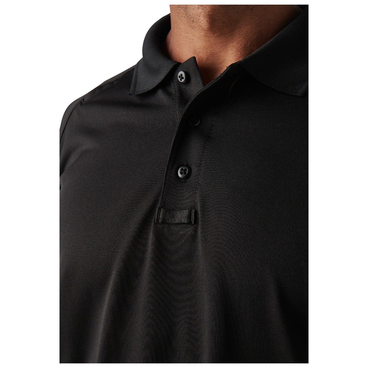 5.11 Performance Long Sleeve Polo, långärmad pikétröja i Black
