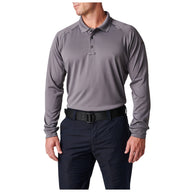 5.11 Tactical Performance Long Sleeve Polo i Storm, långärmad pikétröja