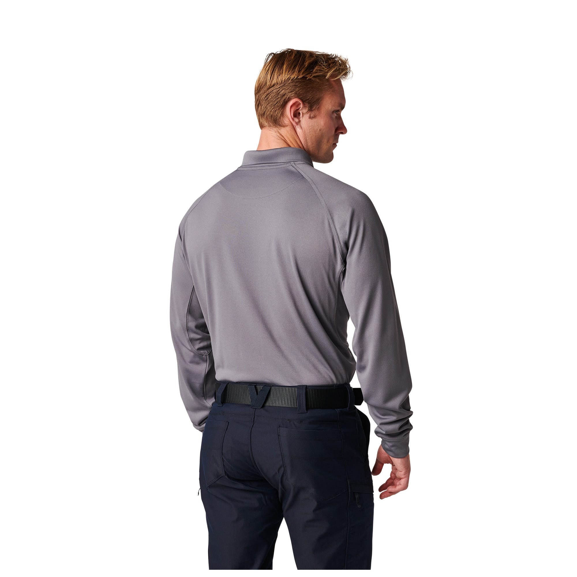 5.11 Tactical Performance Long Sleeve Polo i Storm, långärmad pikétröja