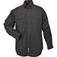5.11 The Original Long Sleeve Shirt i Black, långärmad skjorta med fickor och justerbara manschetter