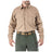 5.11 The Original Long Sleeve Shirt i Coyote, långärmad skjorta med fickor och justerbara manschetter