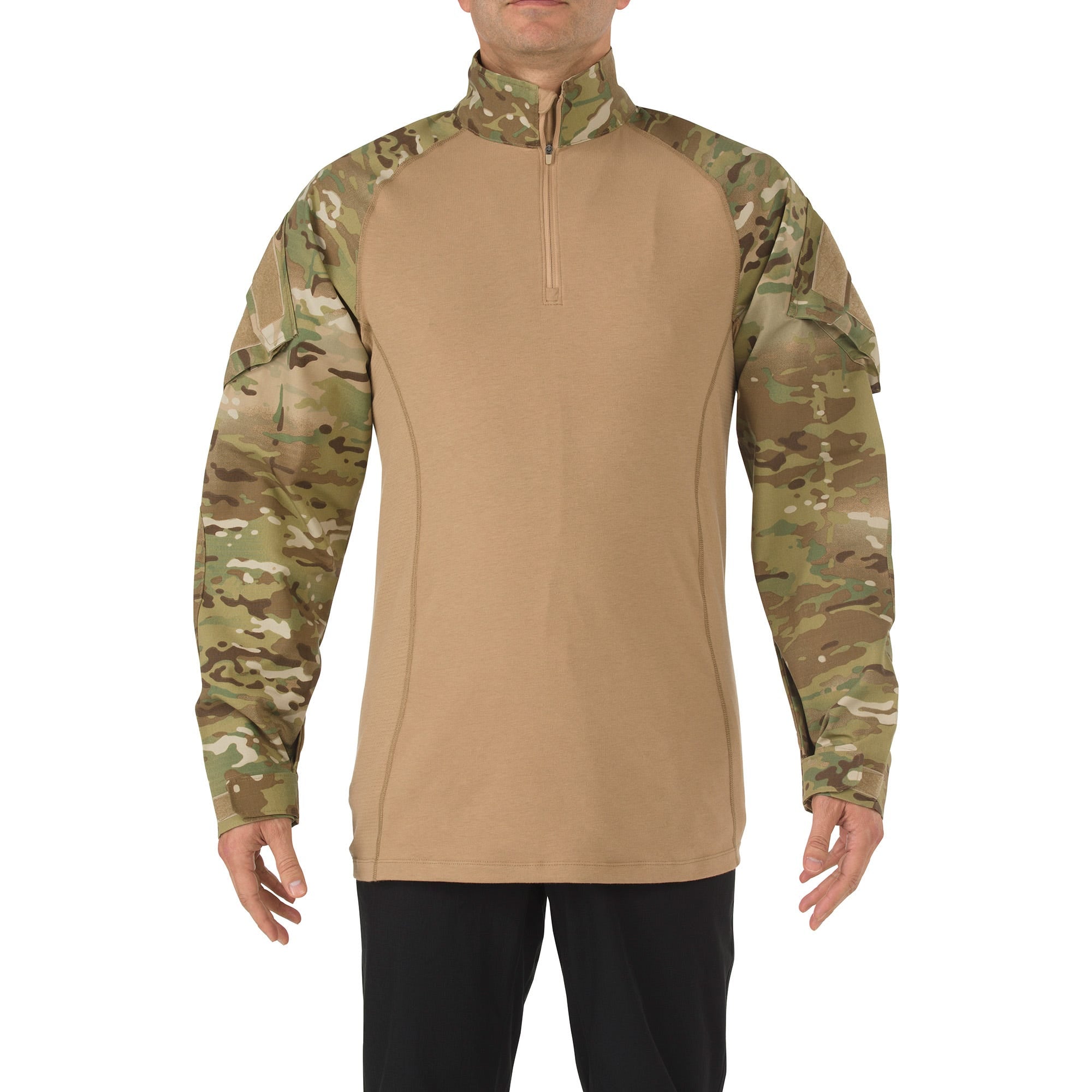 5.11 Tactical TDU Rapid Assault Shirt i MultiCam® med ärmfickor och dragkedja i kragen