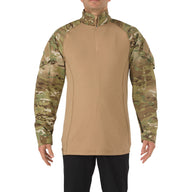 5.11 Tactical TDU Rapid Assault Shirt i MultiCam® med ärmfickor och dragkedja i kragen