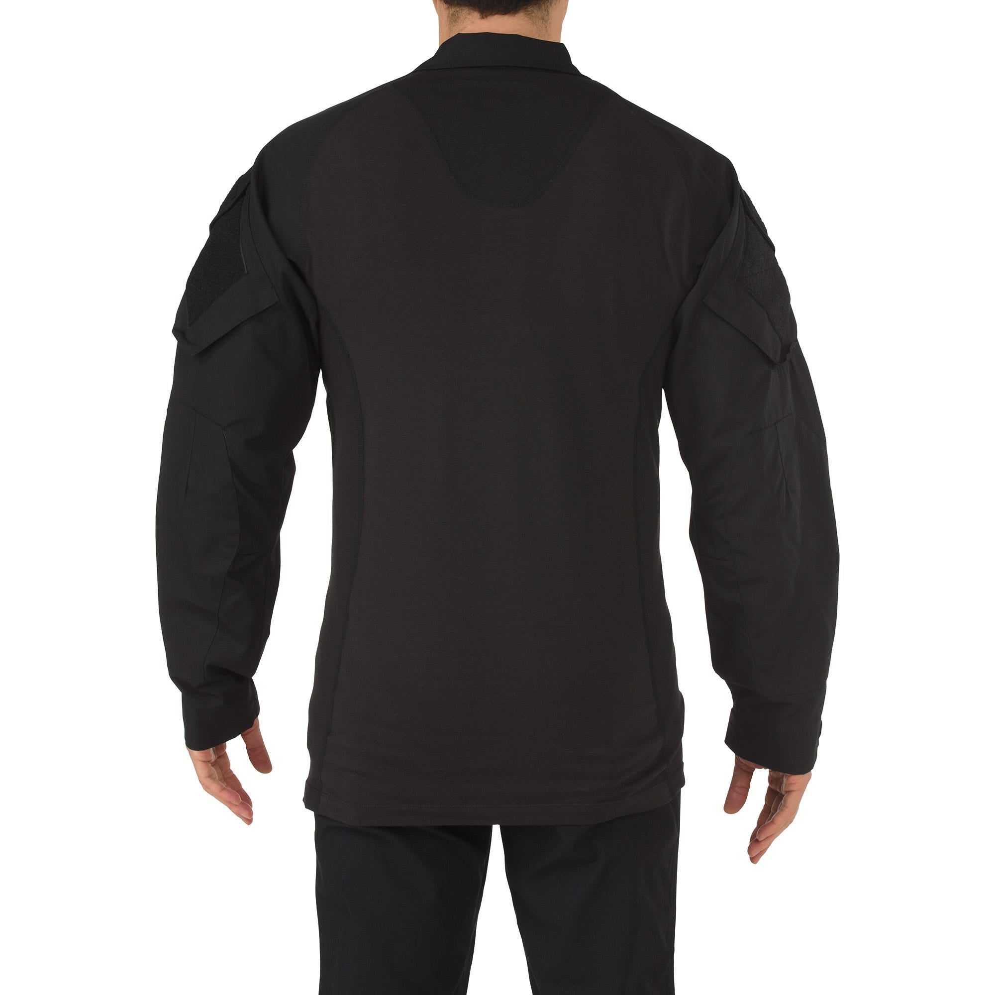 5.11 Rapid Assault Shirt taktisk skjorta i Black med dragkedjekrage och ärmfickor