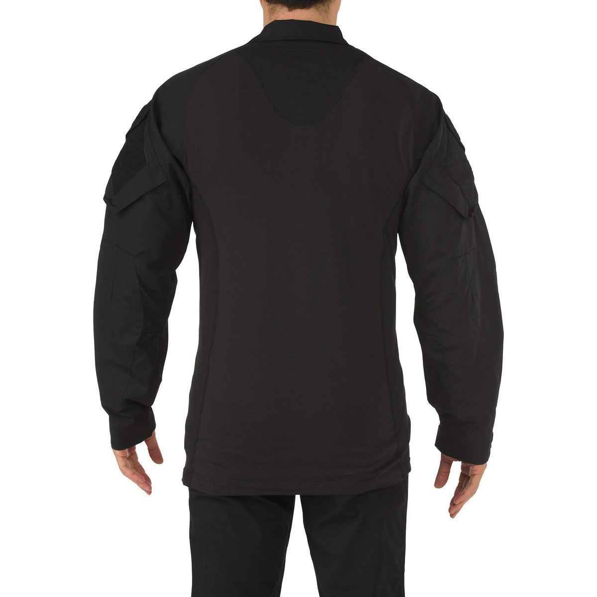 5.11 Rapid Assault Shirt taktisk skjorta i Black med dragkedjekrage och ärmfickor