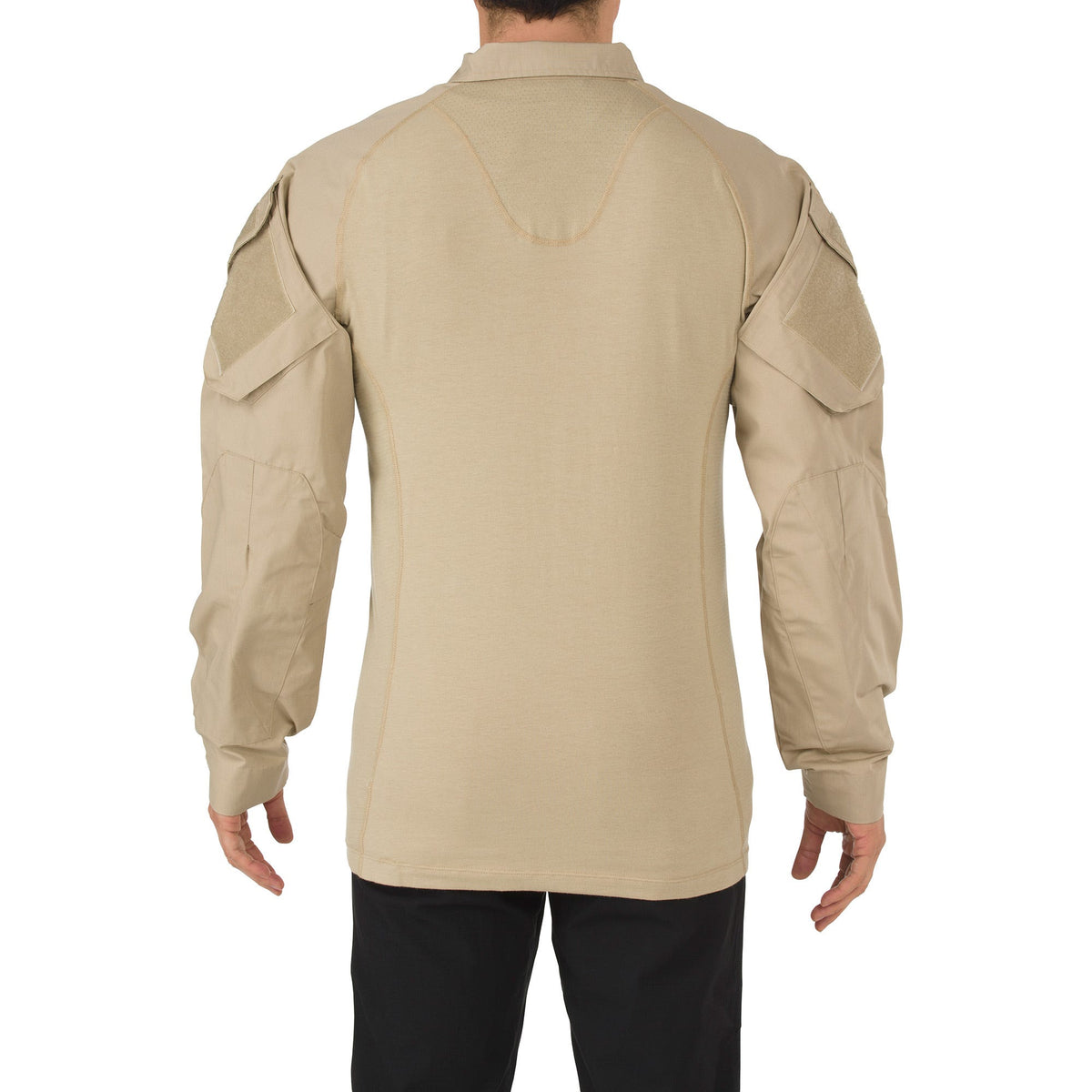 5.11 Rapid Assault Shirt taktisk skjorta i TDU Khaki med dragkedjekrage och ärmfickor