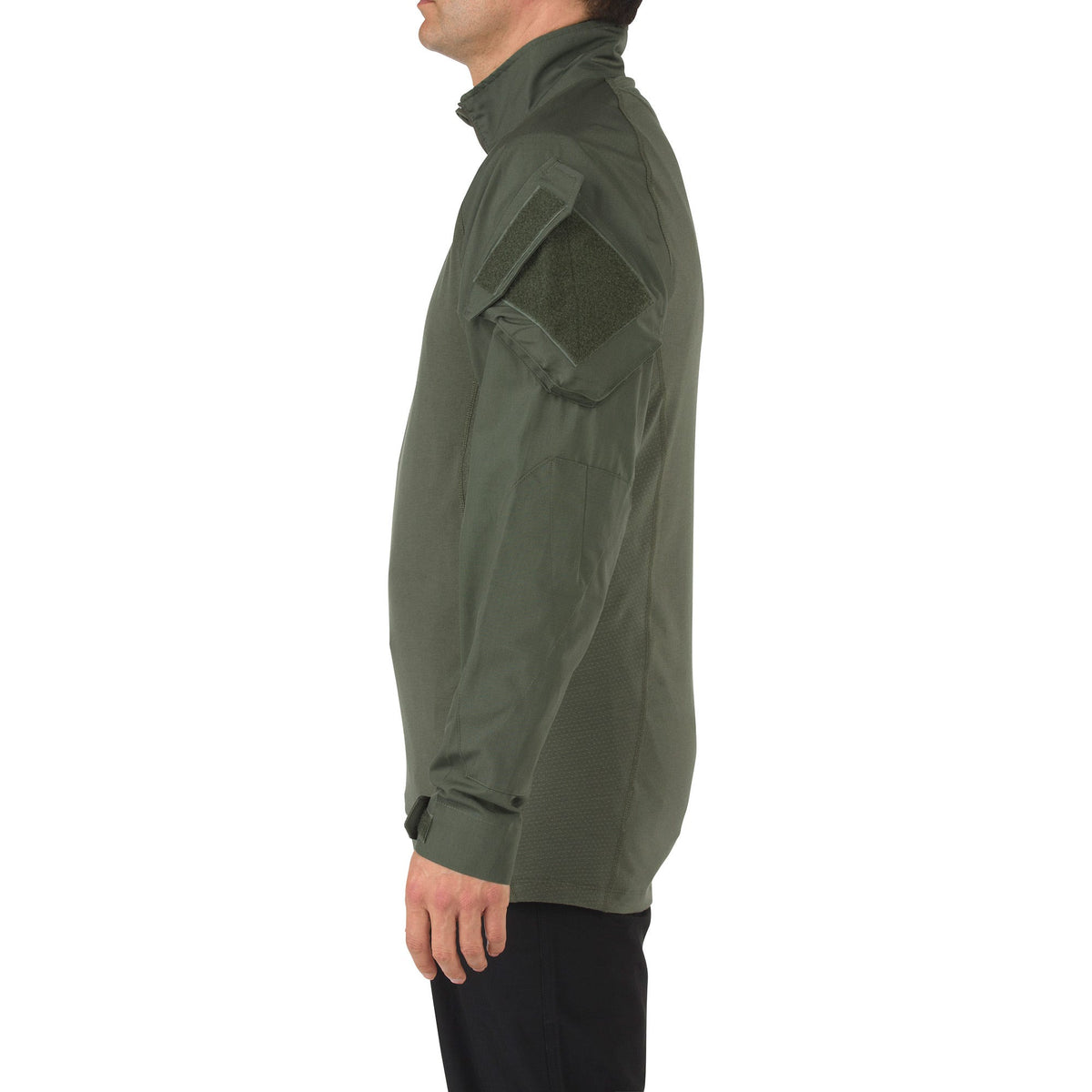 5.11 Rapid Assault Shirt taktisk skjorta i TDU Green med dragkedjekrage och ärmfickor