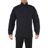 5.11 Rapid Assault Shirt taktisk skjorta i Dark Navy med dragkedjekrage och ärmfickor